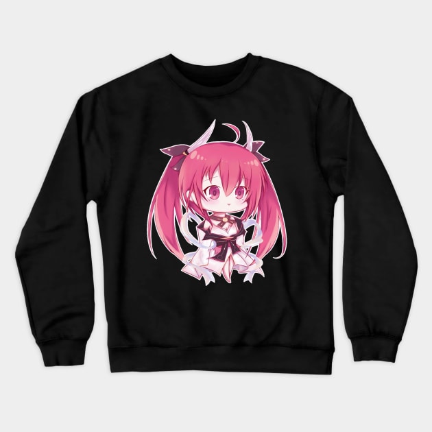 Itsuka Kotori From Date-a-Live Spirit-pledge Crewneck Sweatshirt by AbdsamadDEV